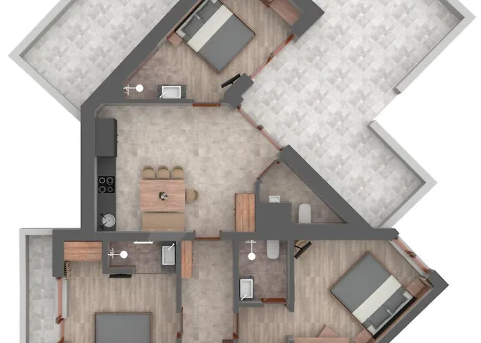 Fernblick 招待所 3*